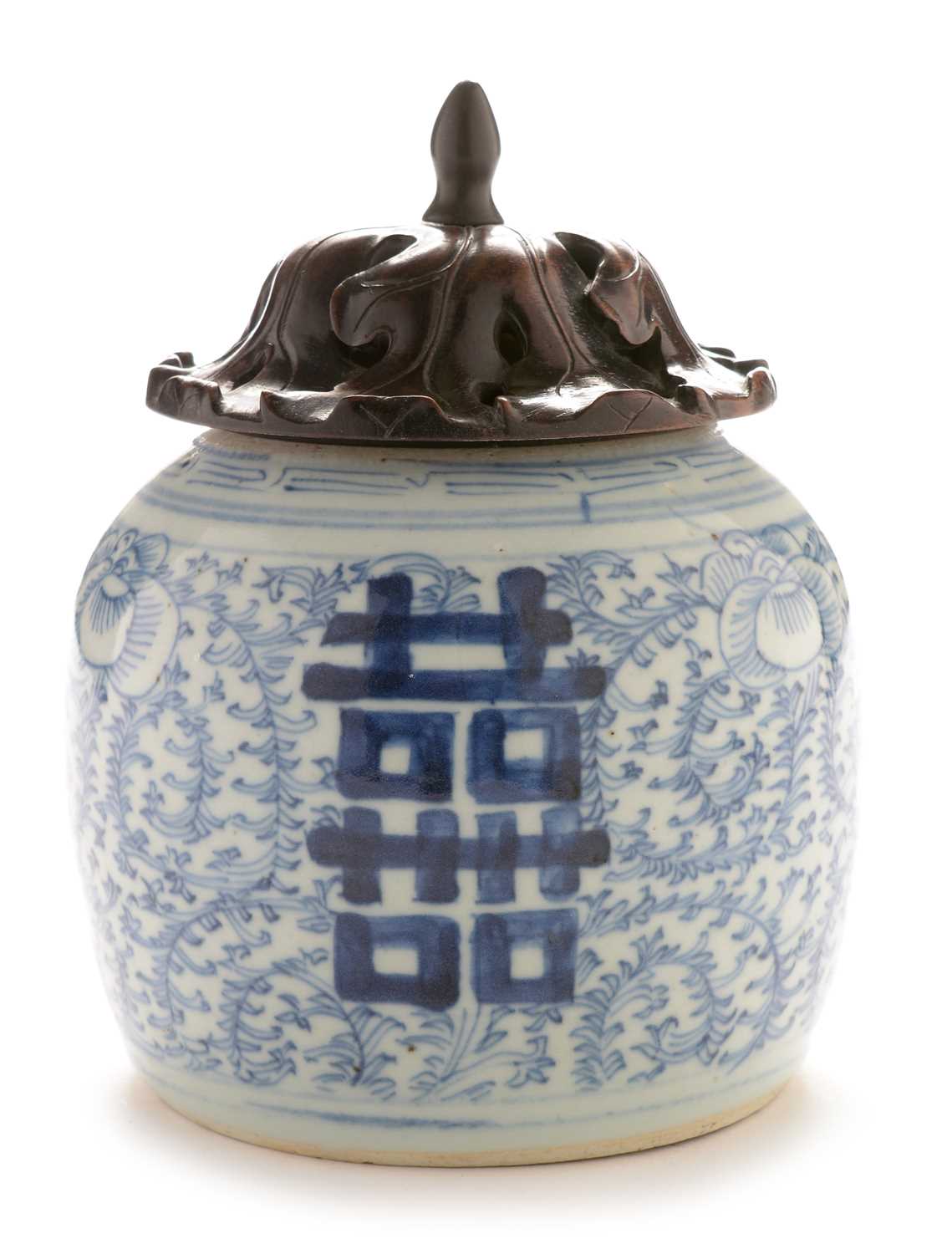 Lot 445 - Chinese blue and white ginger jar