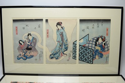 Lot 268 - Kuniyoshi - woodblock prints