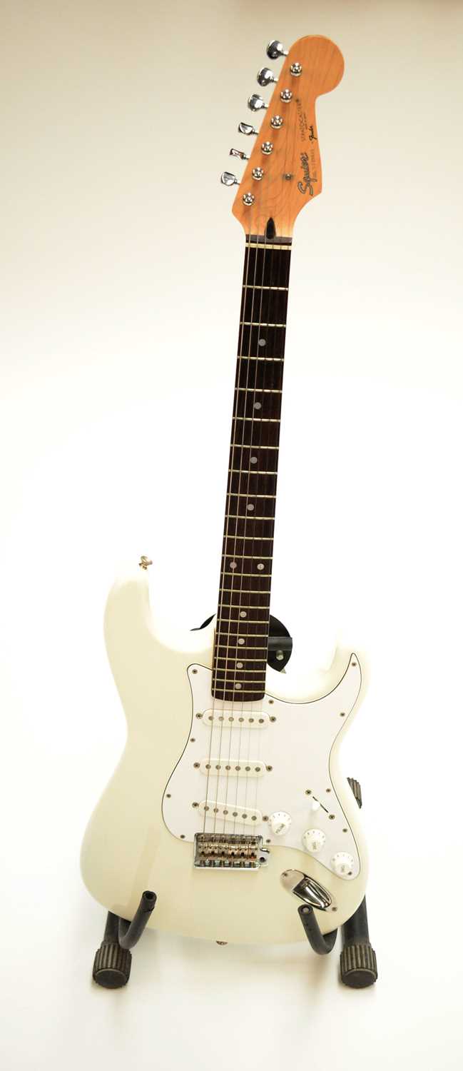 Lot 802 - A Fender Squier Japan Stratocaster