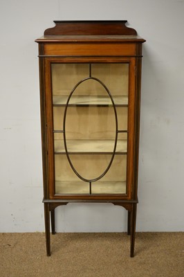 Lot 16 - Edwardian mahogany display cabinet