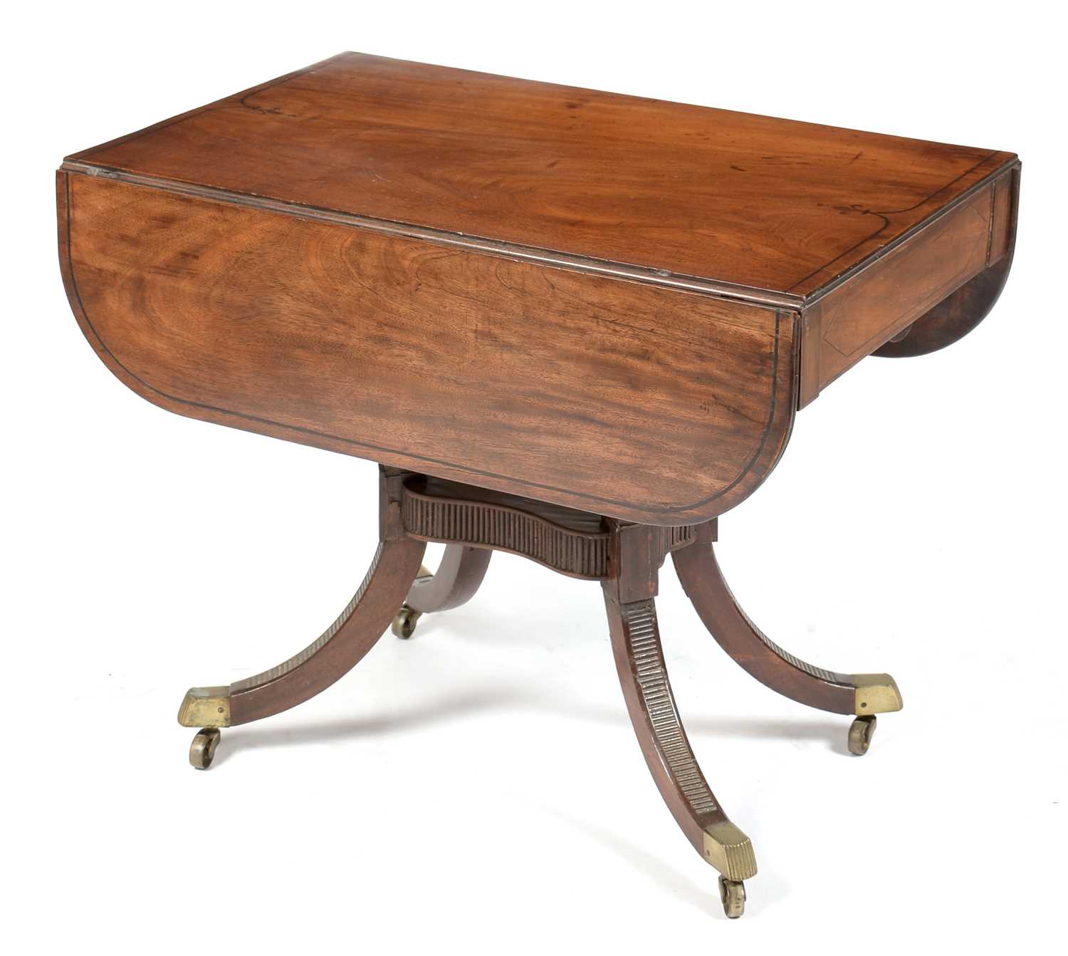Lot 871 - Regency mahogany Pembroke table