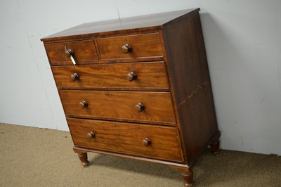 Lot 23 - Victorian mahogany chest of drawers