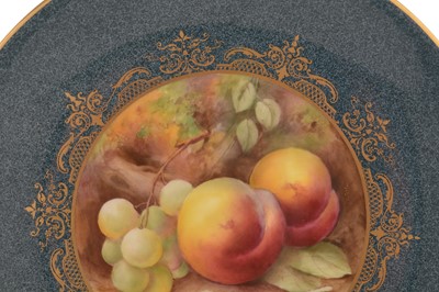 Lot 530 - Royal Worcester Fruit painted plate by Price