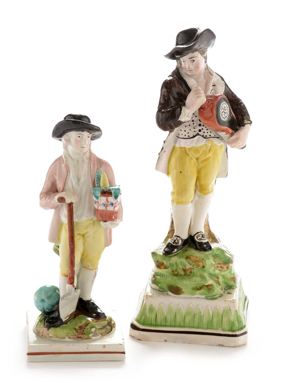 Lot 508 - Two Staffordshire pearlware figures