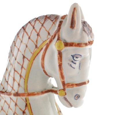 Lot 548 - 19th Century Dutch Delft horse