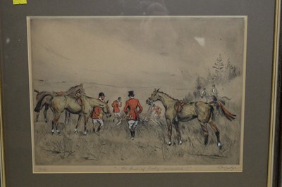 Lot 270 - Tom Carr - Coloured etchinngs