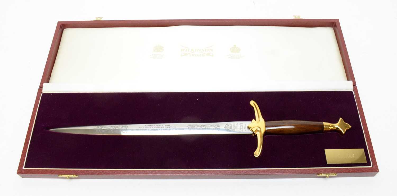 Lot 1057 - A Wilkinson Sword commemorative dagger.