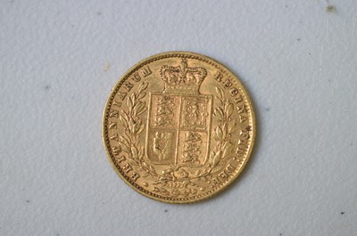 Lot 216 - Queen Victoria gold sovereign