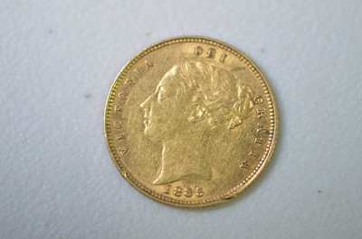 Lot 220 - Queen Victoria gold half sovereign