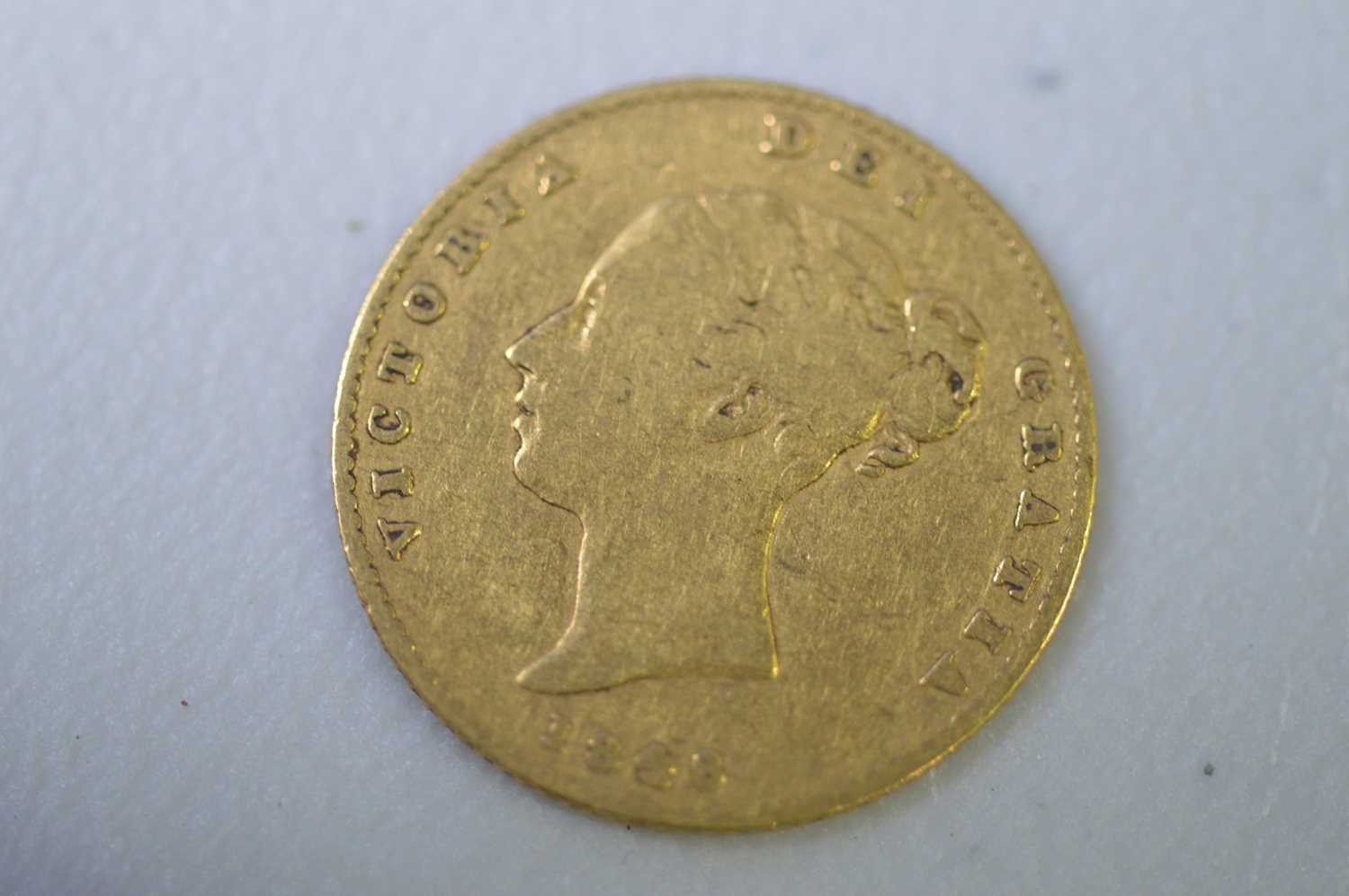 Lot 221 - Queen Victoria gold half sovereign
