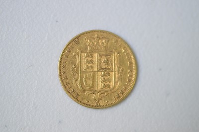 Lot 223 - Queen Victoria gold half sovereign
