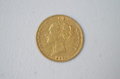 Lot 265 - Queen Victoria gold half sovereign