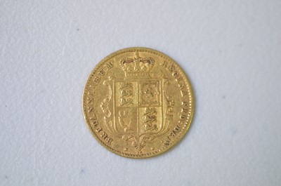 Lot 265 - Queen Victoria gold half sovereign
