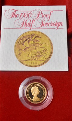 Lot 226 - Queen Elizabeth II gold proof half sovereign