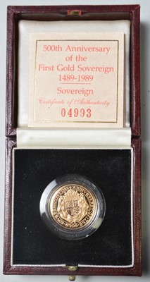 Lot 228 - QEII gold proof sovereign.