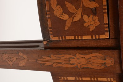 Lot 822 - Early 19th Century Dutch marquetry demi lune card table