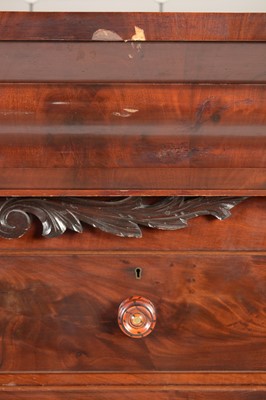 Lot 887 - Victorian mahogany Scotch chest of drawers