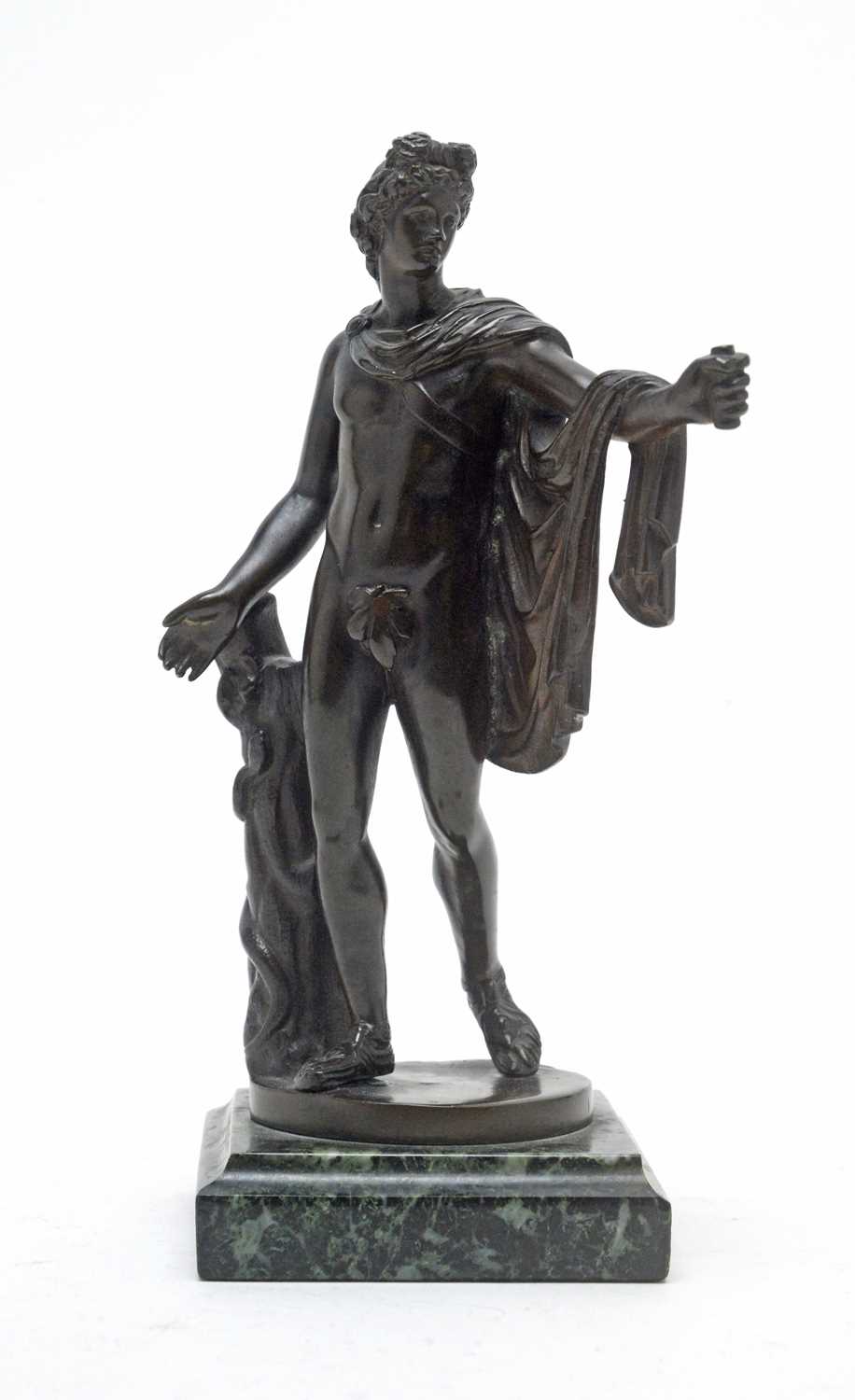 Lot 797 - After the Antique: brown patinated bronze.
