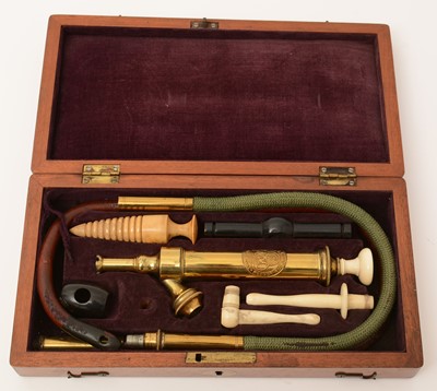Lot 1350 - A 19th Century stomach pump, by S. Maw, Son & Thompson, London