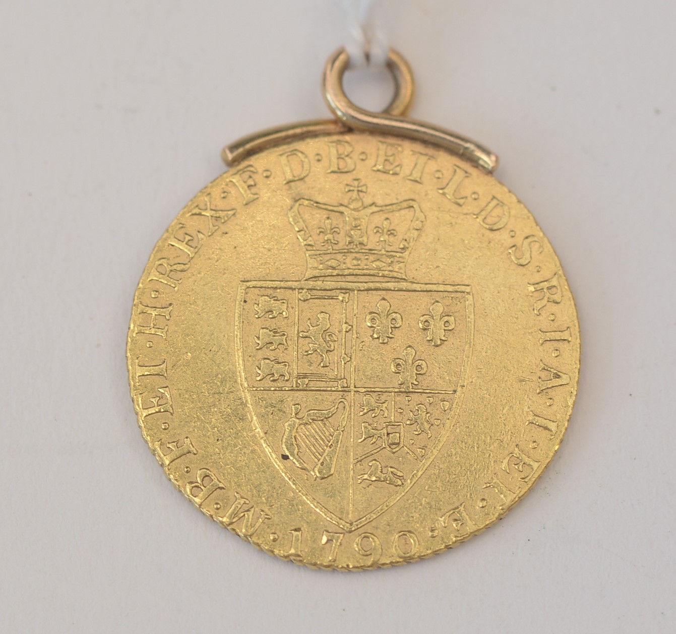 Lot 182 III gold spade guinea