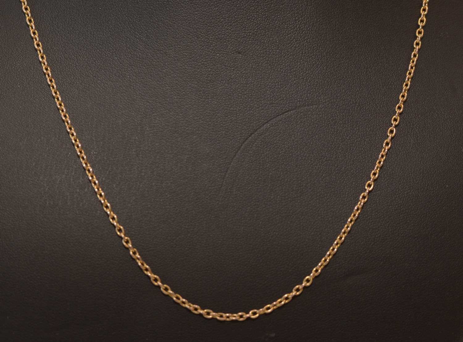 Lot 159 - 18ct yellow gold chain necklace