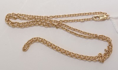 Lot 159 - 18ct yellow gold chain necklace