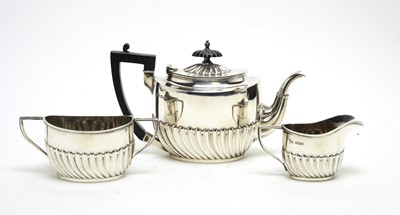 Lot 170 - Victorian silver tea service