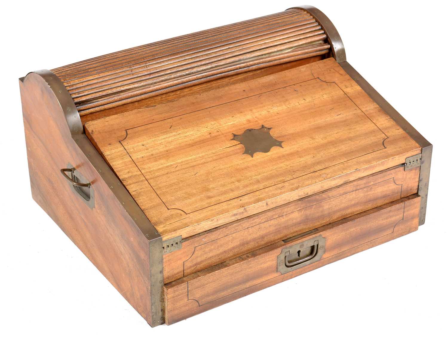 Lot 792 - Mid 19th Century Ship's captain writing box