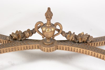 Lot 829 - Regency style marble topped console table