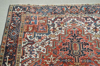 Lot 646 - Antique Heriz carpet