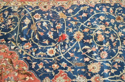 Lot 651 - Antique Qum carpet