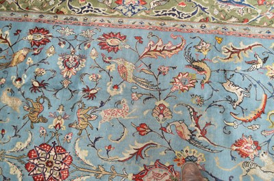Lot 652 - Antique Qum carpet