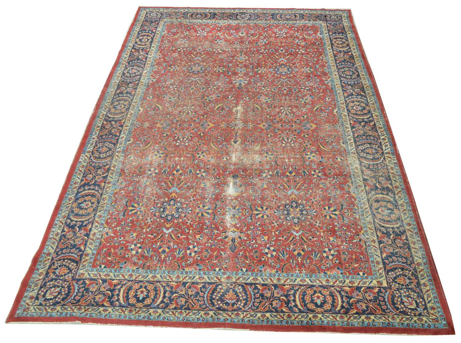 Lot 657 - Antique Tabriz carpet