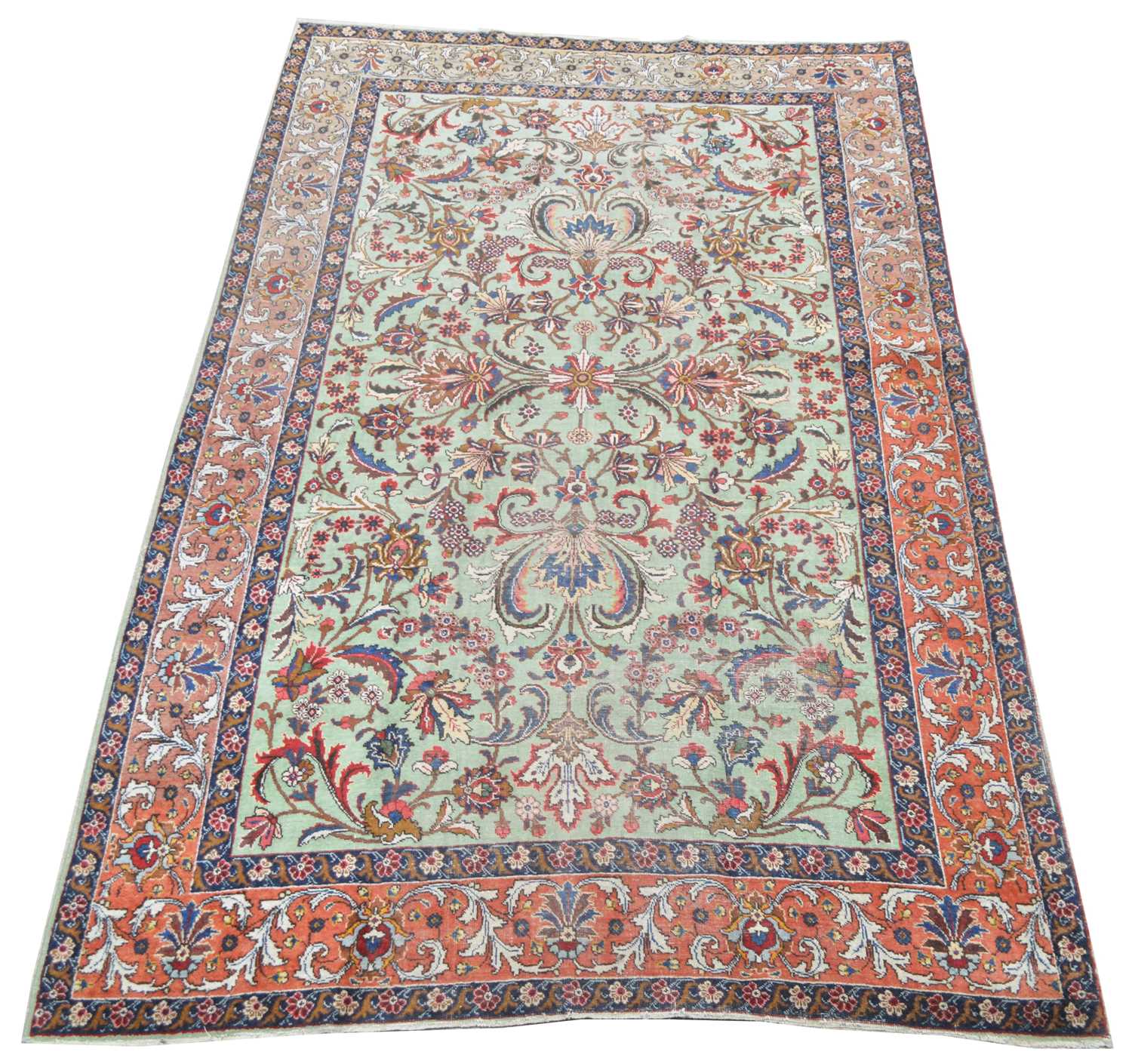 Lot 663 - Antique Tabriz carpet