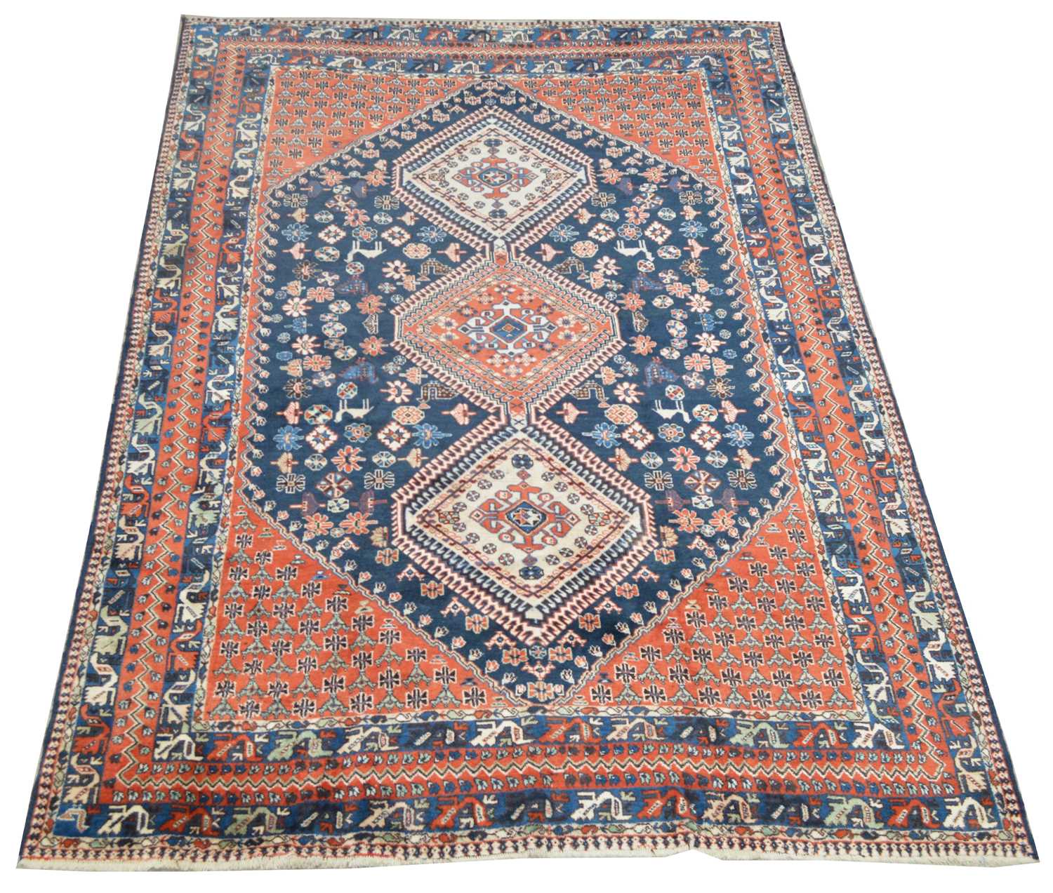 Lot 668 - Fine Anquite Yalameh carpet