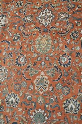 Lot 670 - Fine Tabriz carpet
