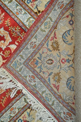 Lot 343 - Fine Kashan carpet