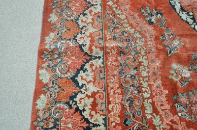 Lot 352 - Sarough carpet