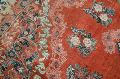 Lot 352 - Sarough carpet