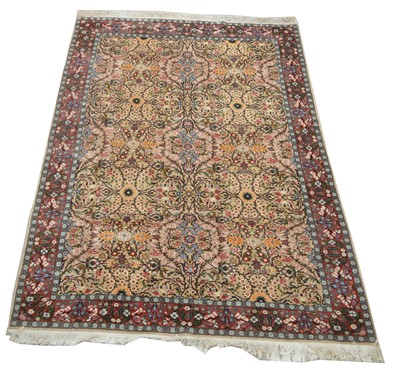 Lot 694 - Fine Qum carpet