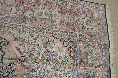 Lot 726 - Silk Kashan carpet