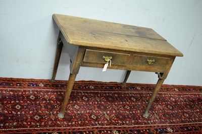 Lot 48 - A 19th Century oak side table