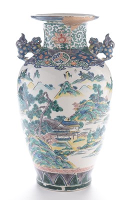 Lot 489 - Japanese Ko Kutani style vase