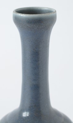 Lot 456 - Chinese blue monochrome bottle vase