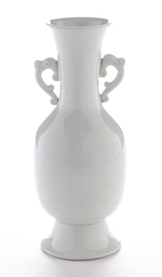 Lot 463 - Chinese vase in the white