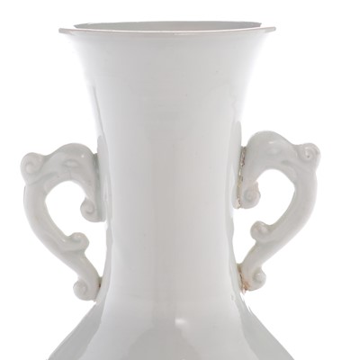 Lot 463 - Chinese vase in the white