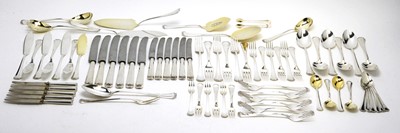 Lot 196 - A suite of early 20th Century German silver cutlery.