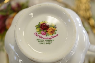 Lot 410 - Large qty. of Royal Albert 'Old Country Roses' tea and dinner ware.