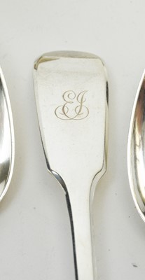 Lot 145 - A suite of Victorian silver spoons.