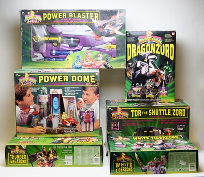 Lot 952 - Boxed Power Rangers collectors' toys.